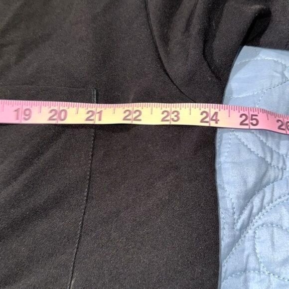 Ave By Medline Black Scrub Set L Unisex V-Neck Top & Elastic Waist Pants - Picture 15 of 15